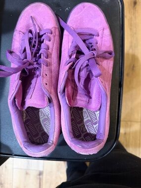 PumaPurple Suede Sneakers